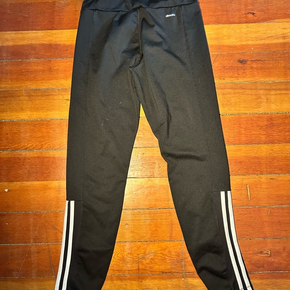 Black ADIDAS Climalite High-Waist Performance Leggings - Picture 6 of 7